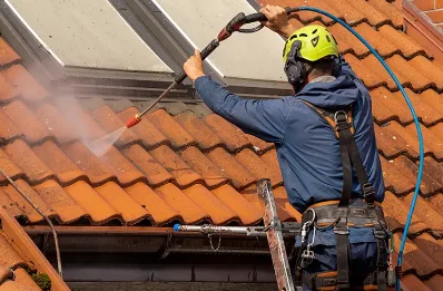 Démoussage et hydrofuge de toiture à Piazzole